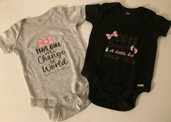 Baby Girl Customized Onesies