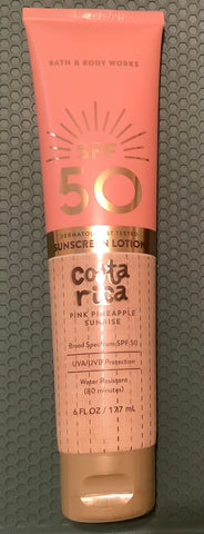 Bath and body works SunScreen lotion