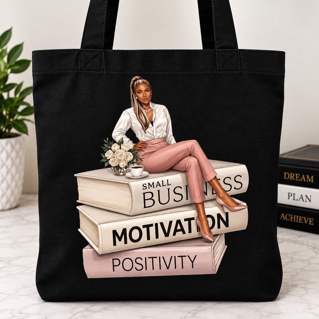 Graphic Canvas Tote Bag