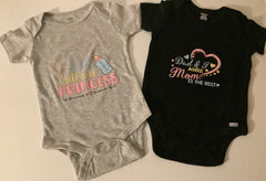 Graphic Baby Onesies and BIBS