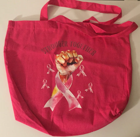 Canvas “Stronger Together” tote bag