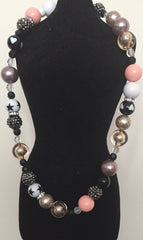 Women’s elastic bracelets and necklace set