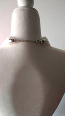 Womens cloth necklace